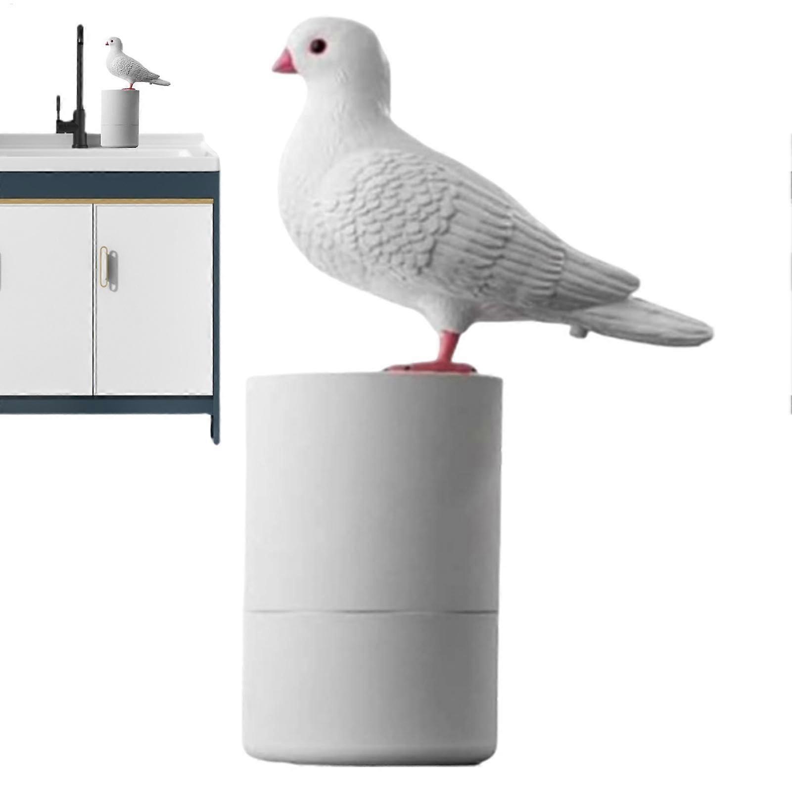 Automatic Foaming Soap Dispenser with Touchless Smart Sensor, 300ML White ABS for Bathroom and Kitchen