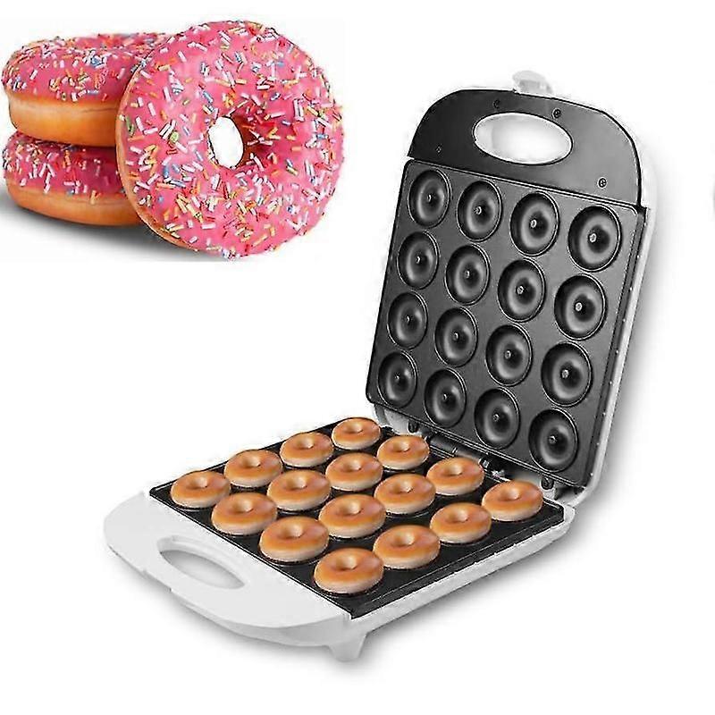 Mini donut maker machine nonstick stainless steel compact countertop