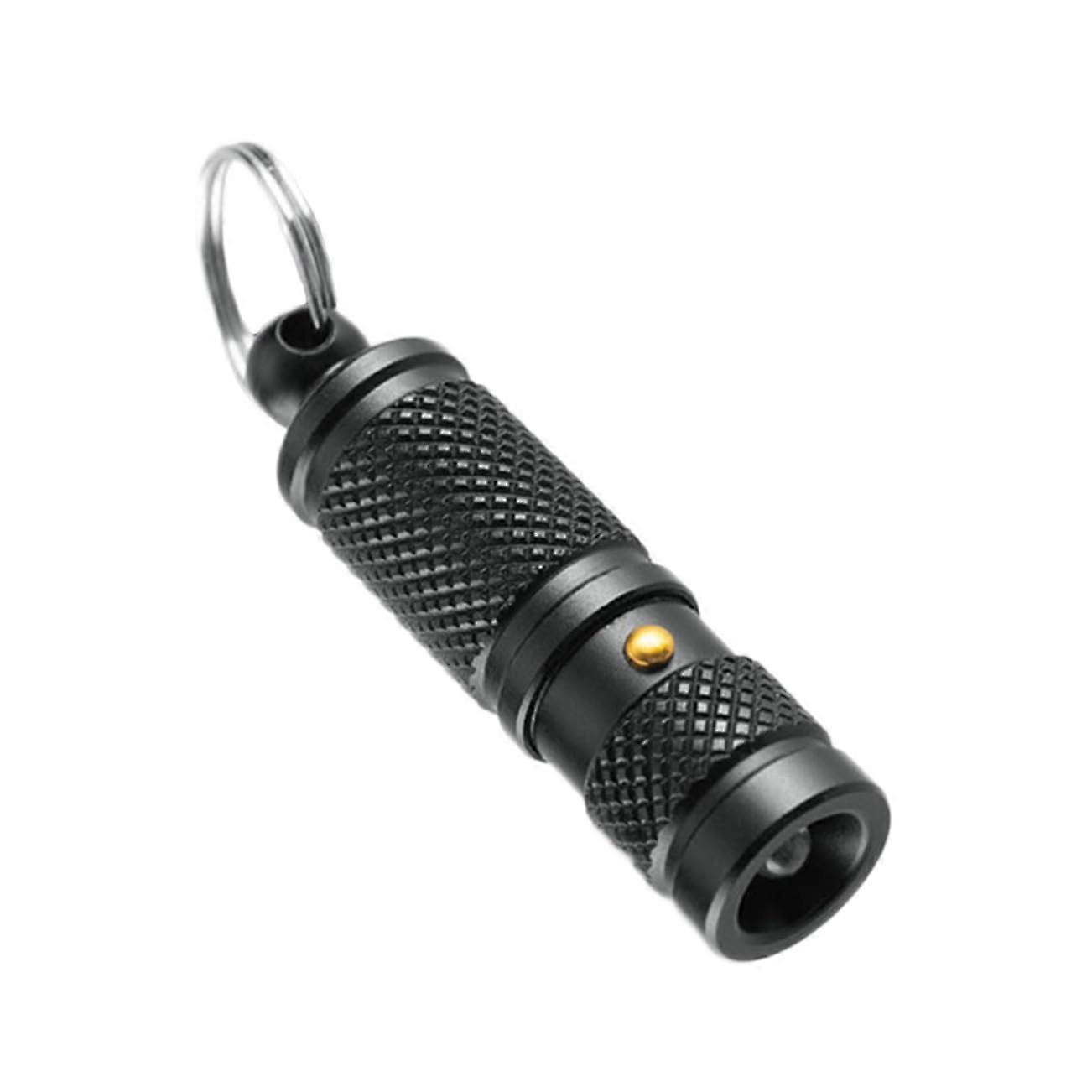 Mini LED Flashlight Waterproof Rechargeable Keychain Torch for Camping Hiking Outdoor Use