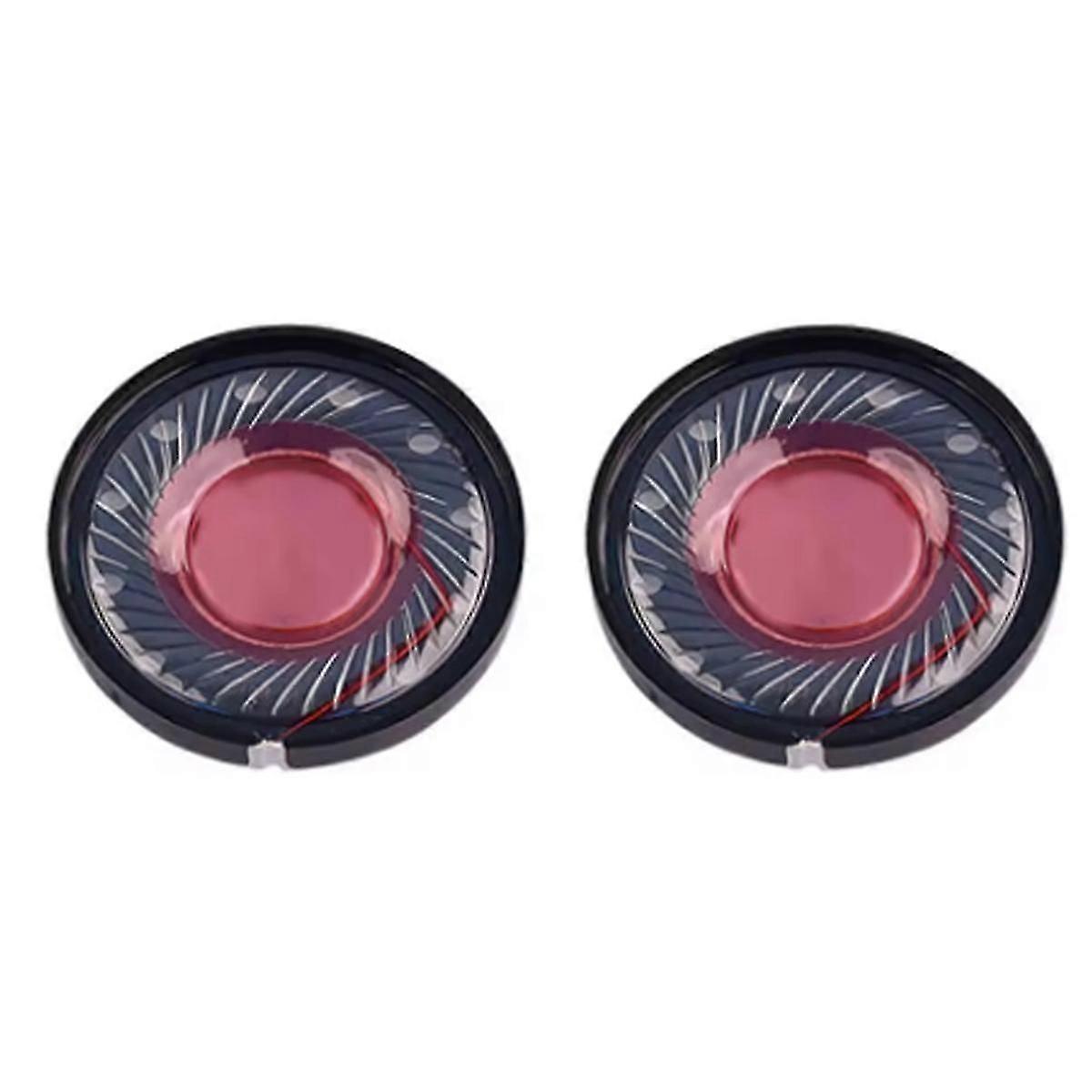 1 Pair Headphone Units 40MM Driver Edge PET, Bluetooth Headset DIY Unit, Noise Reduction, Composite