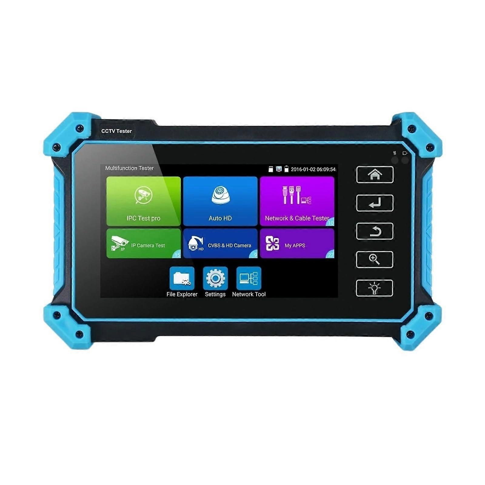 CCTV Camera Tester IPC5200 Plus 8MP MultiFormat 5.4' IPS Touchscreen with PoE and Cable Tracer