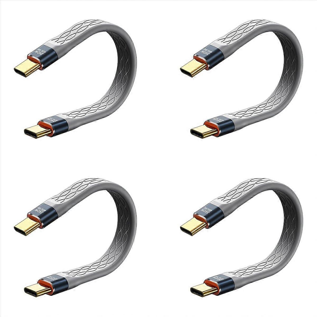 USB4 Data Cable 40Gbps USB C to Type C Short Cable PD 240W 8K 60Hz