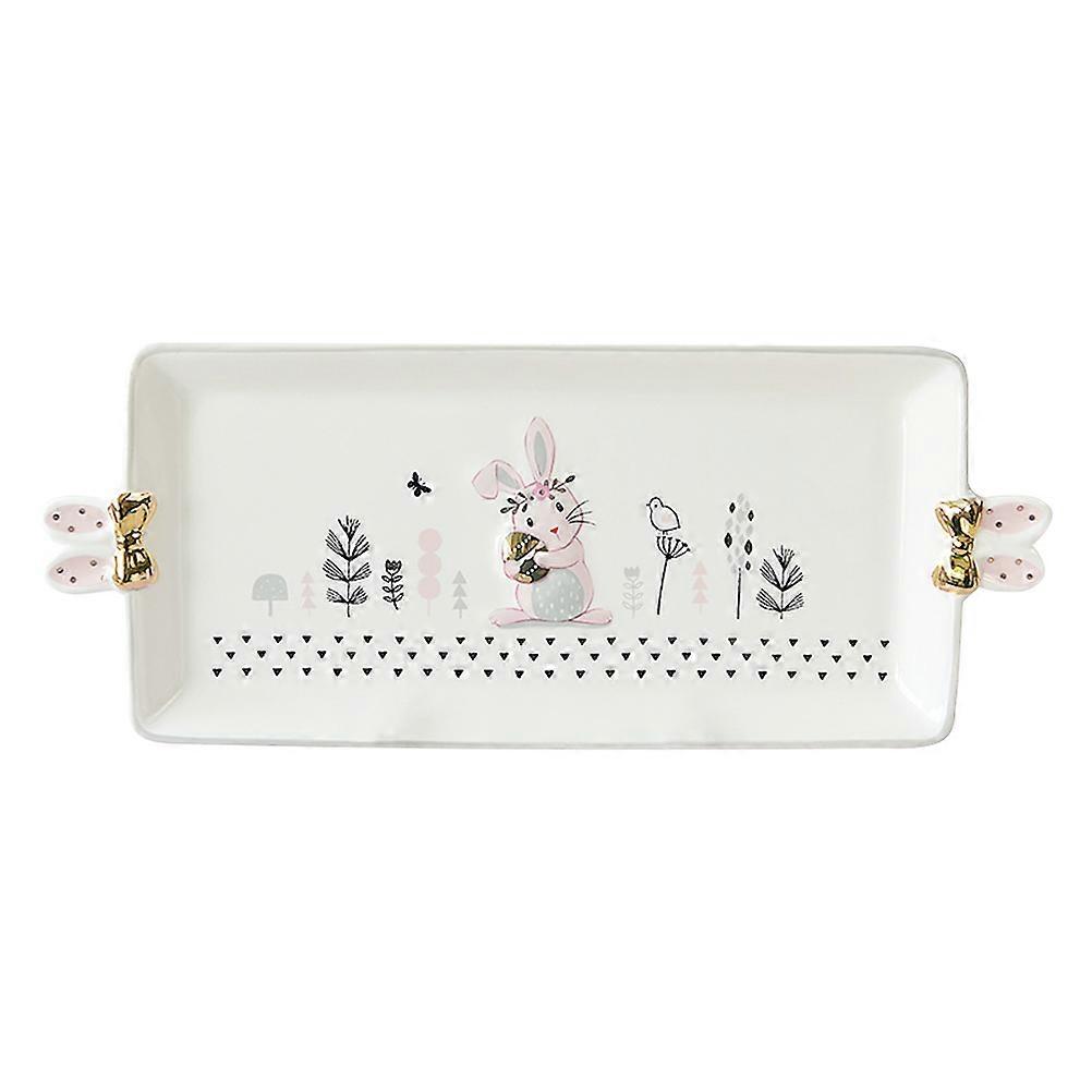 Cartoon Ceramic Tableware Plate for Home Multi-Function Tray