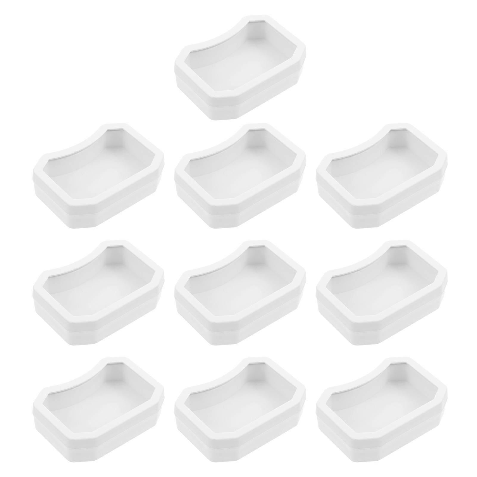 Small Reptiles Feeders Plastic Simulation for Pet Use 10Pcs