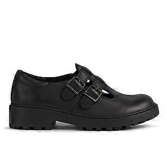 Geox Casey School Shoes Black