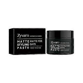 Pâte coiffante mate pour hommes, fixation forte et fini naturel, facile à appliquer pour une coiffure quotidienne.