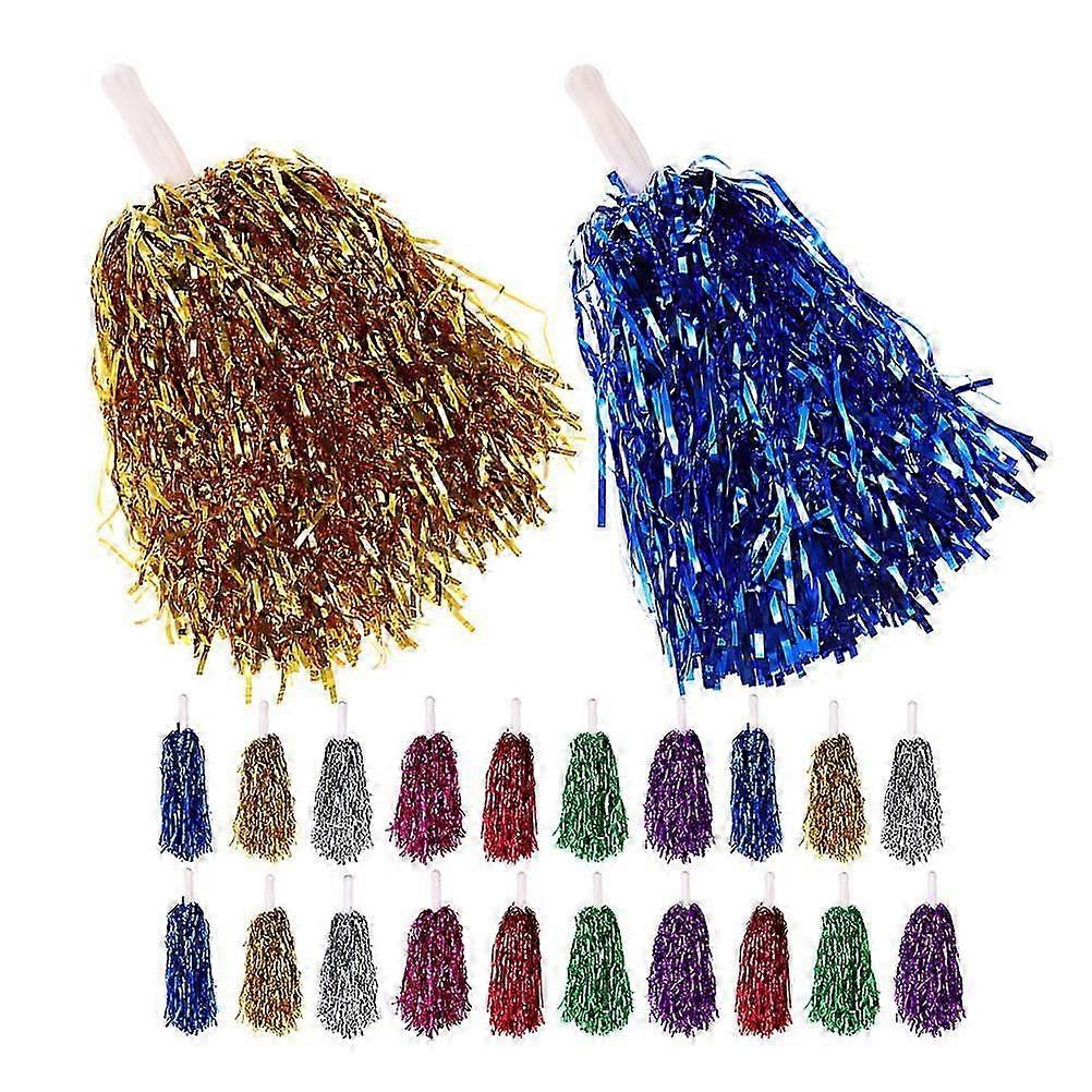 Cheer Pom Poms Handheld for Dance 112Pcs Assorted Color