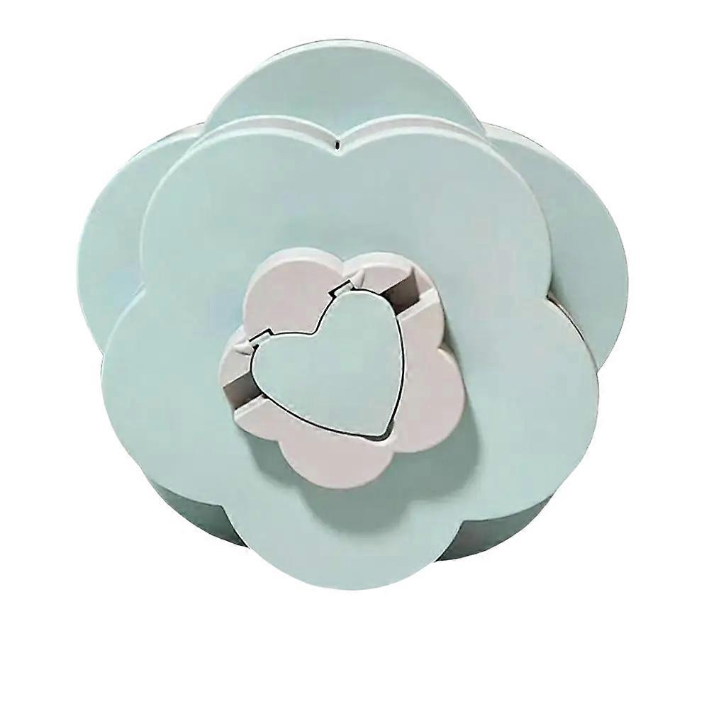 Divided Serving Tray Rotatable Multi-Compartment Snack Platter Vegetable Tray with Lid