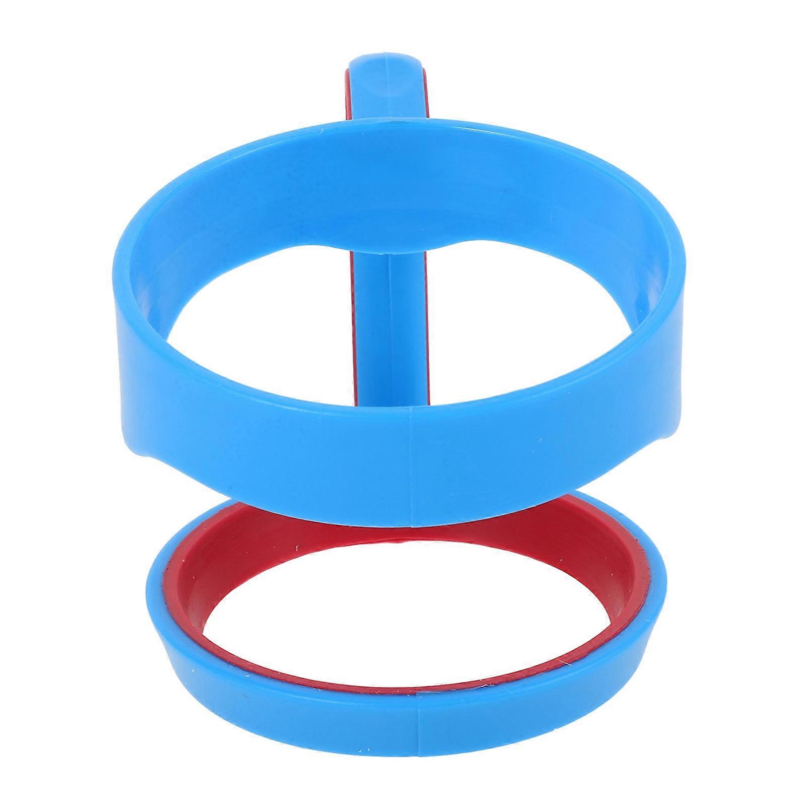 Håndtak for reisekrusholder, blått plastgrep