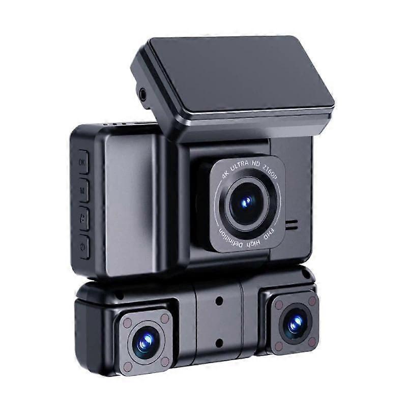 A9 HD Night Vision Dash Camera Front+Left+Right