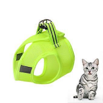 Pet Vest Harness for Pulling Control 3Pcs Breathable Chest Straps Green