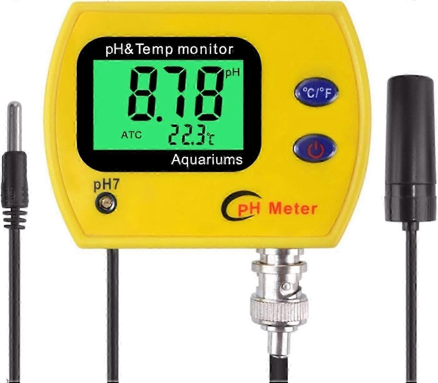 Digital pH meter with backlight PH-991 tester, durable acidimeter tool, temperature measuring device