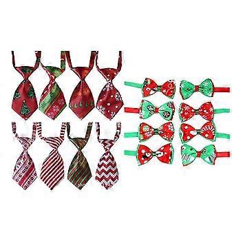 Noël pour chat collier noeud papillon pour petite fille moyenne chiens, chats coloré chiot cou