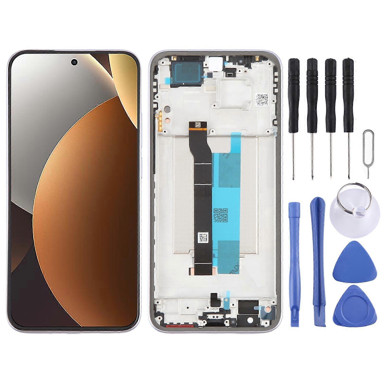 For Redmi Note 15 Pro 5G LCD + Touch Screen with Frame