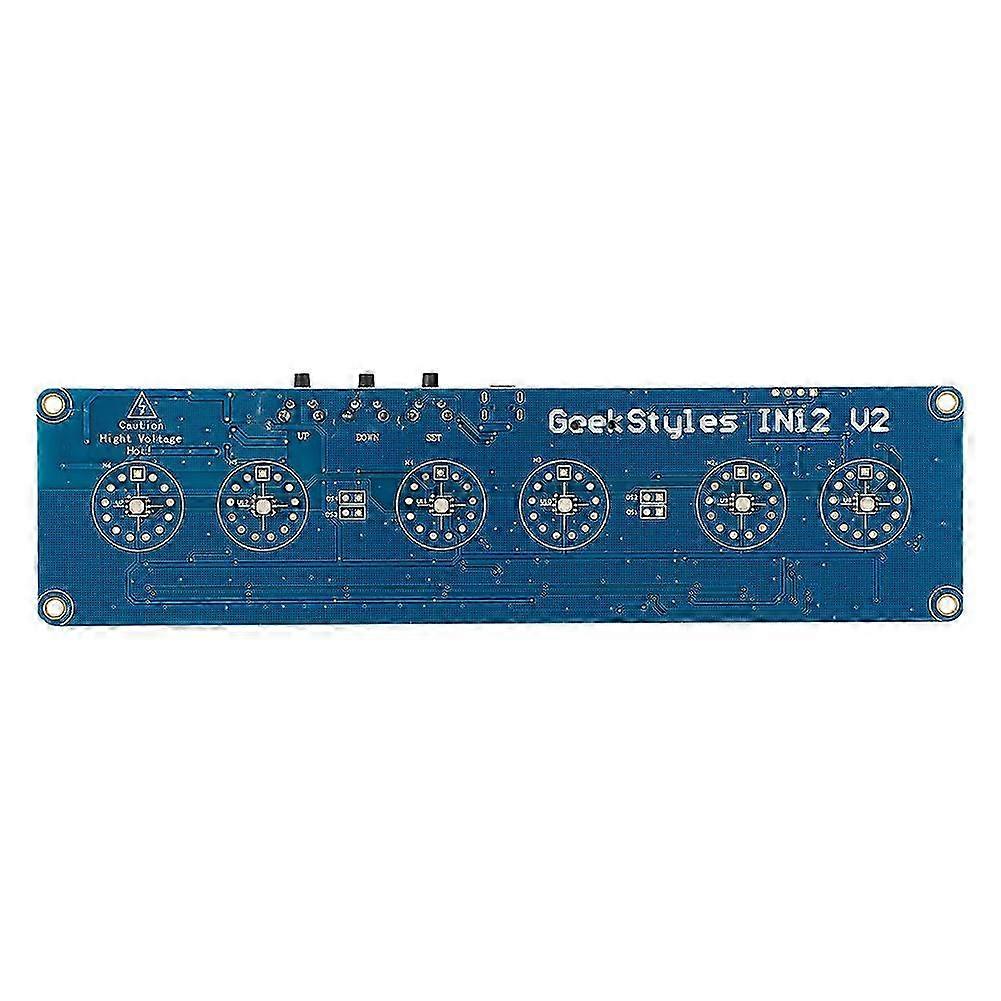 IN14 PCB Blue USB Interface High Precision DIY Glow Tube Digital Clock Module Board