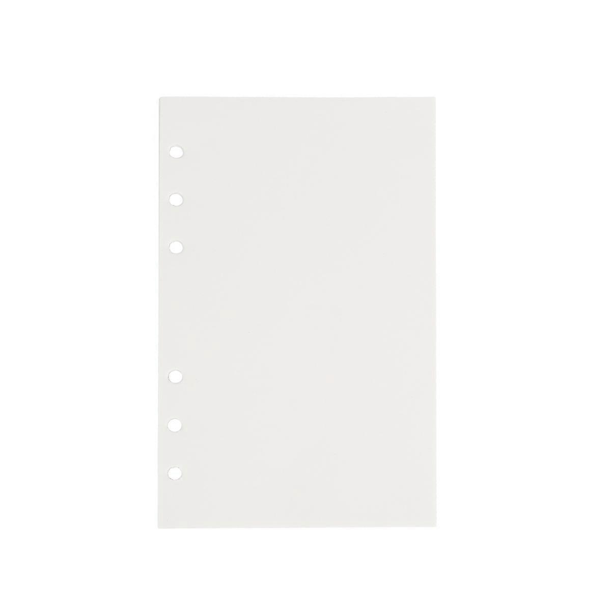 White Empty Loose-Leaf Notebook Core Refill Paper for 320 Sheets A6
