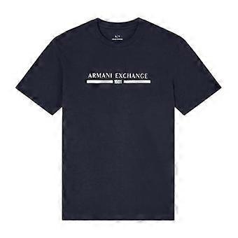 Armani Exchange Mens Linear Logo T-Shirt