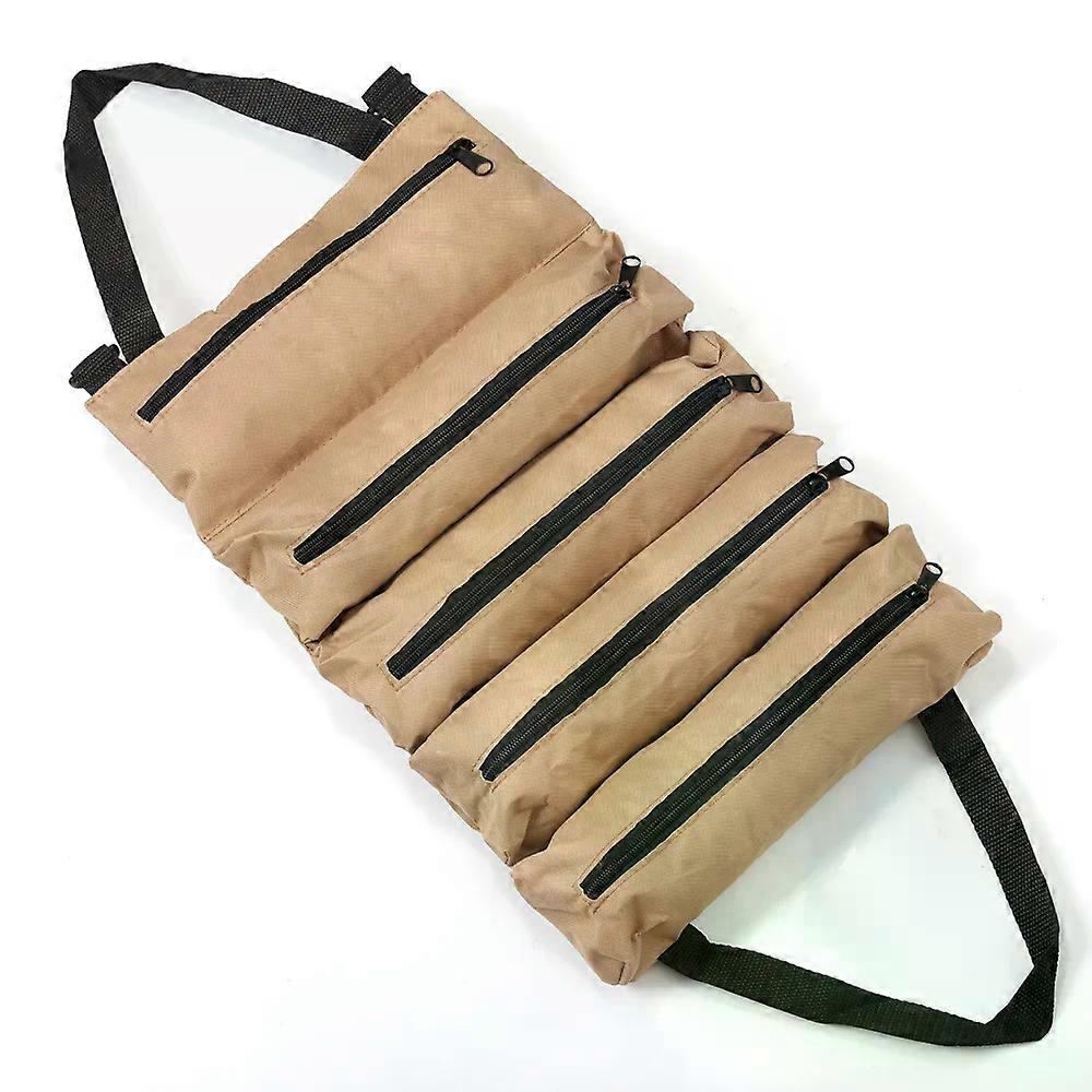 Tool Bag Scroll Storage Suitable compatible with Workers Engineers Maintenance Tools Camping Detachable Multifunctional Red