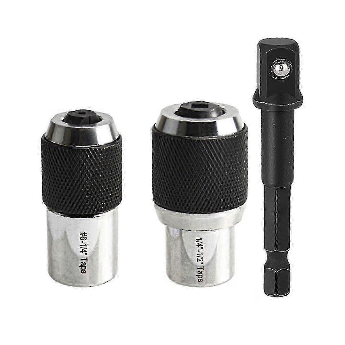 Tap Socket Set, 3PCS Tap Extractor Tool with Adjustable Jaws,Tap Sockets with A 3/8inch Socket Adapt
