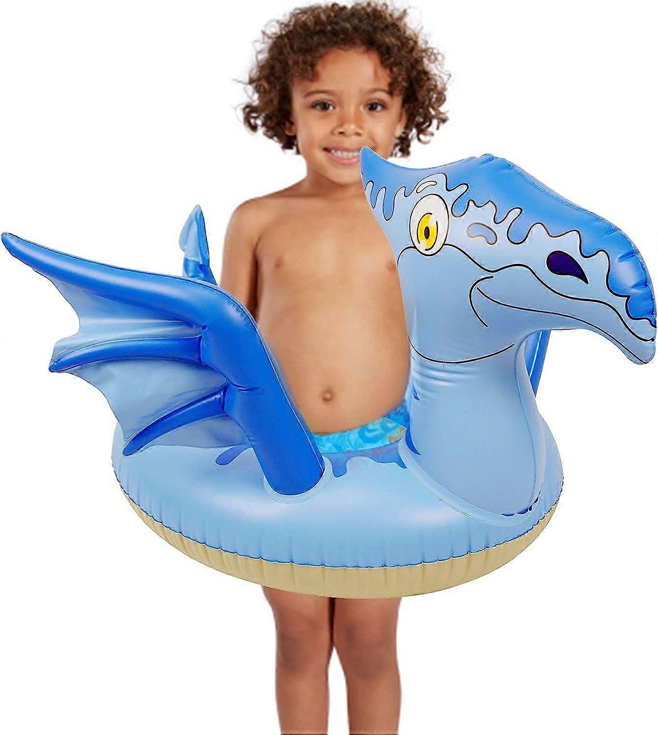 Dinosaur Pool Float - Kids Pool Float Floaties Inflatable Dinosaur Pool Rings Pool Floaties Toddler Floaties Toddler Pool Float Inflatable Pool Floats
