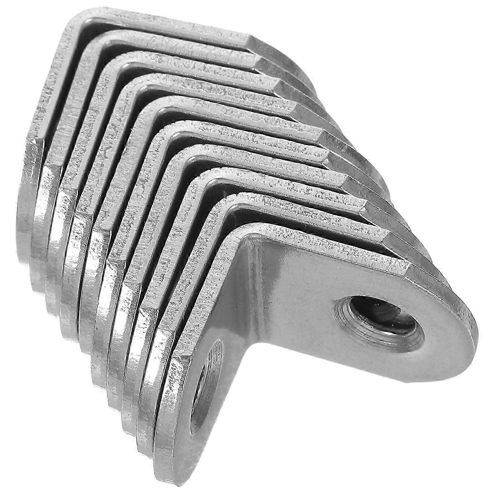 10pcs 90 Degree Corner Brace Corner Brackets Small Shelf Brackets Right Angle Brackets