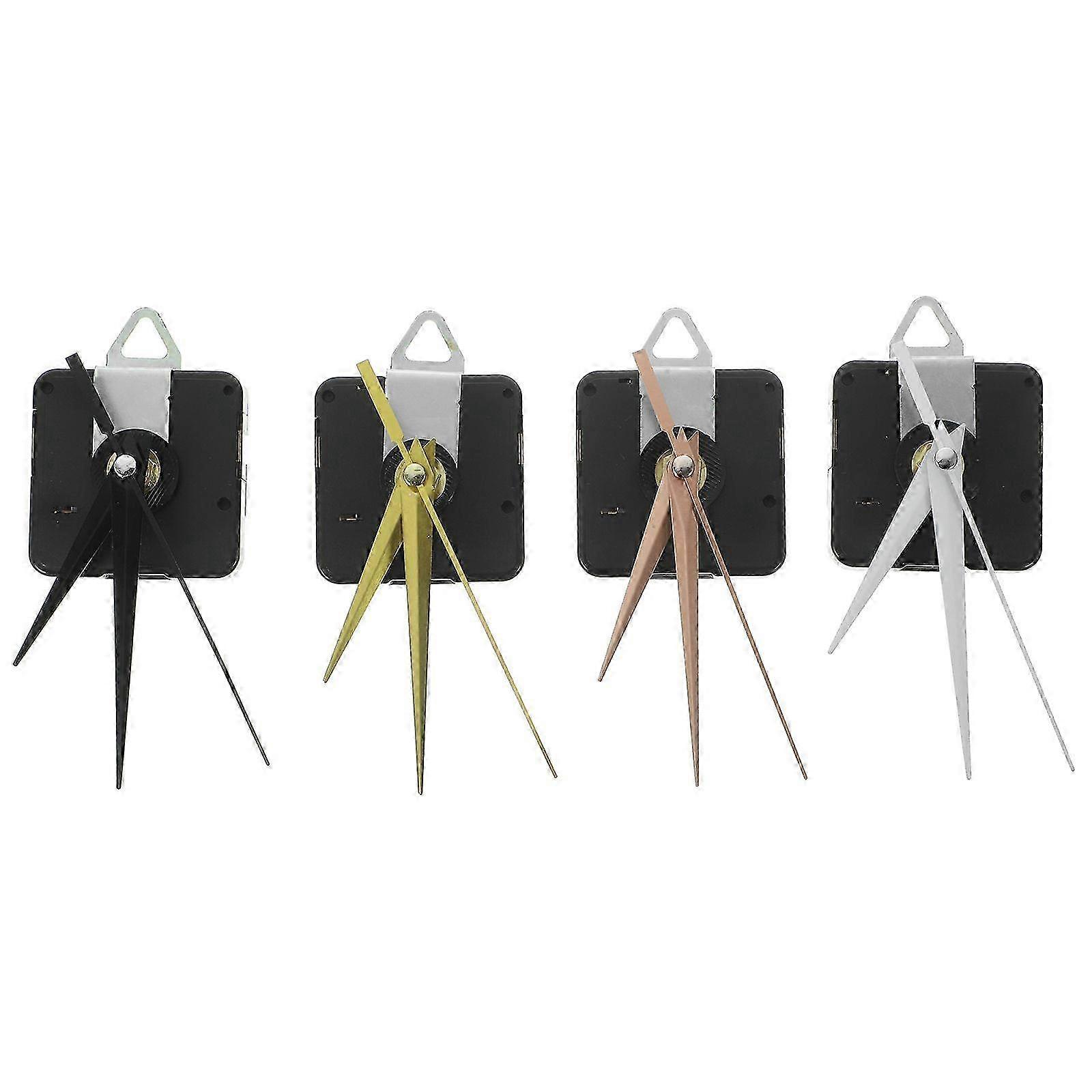 4 Sets Repairing Clock Movement Replaceable Clock Mechanism Clock Movement Kit