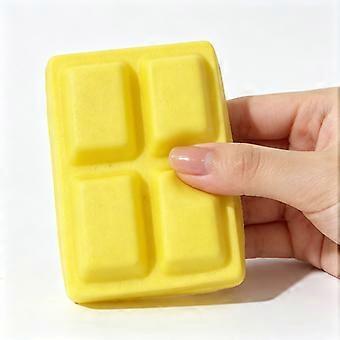 Schokoladen-Quetschspielzeug, langsam aufsteigendes Quetschspielzeug mit weichem Druckgefühl, Dessert-Design für Kinder und Erwachsene, Gastgeschenk, Schreibtischgeschenk