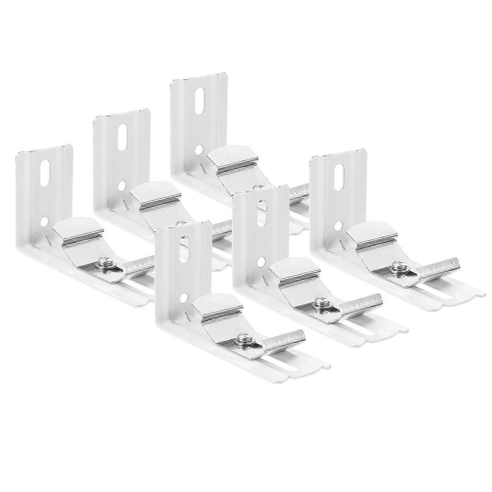 6pcs L Shaped Vertical Blind Bracket Easy Installation Blind Metal Bracket Vertical Blind Accessory