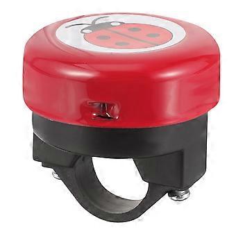Bike Bell Kids Cartoon Bicycle Bell for Safe Riding Red ABS Material