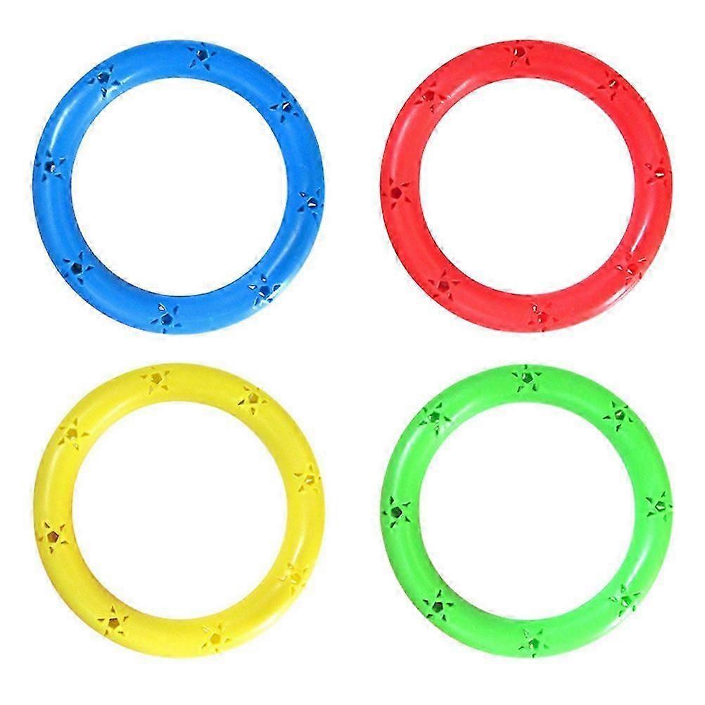 Kids Rattle Ring Exercise Tool ABS Material Creative 4Pcs Handheld Set