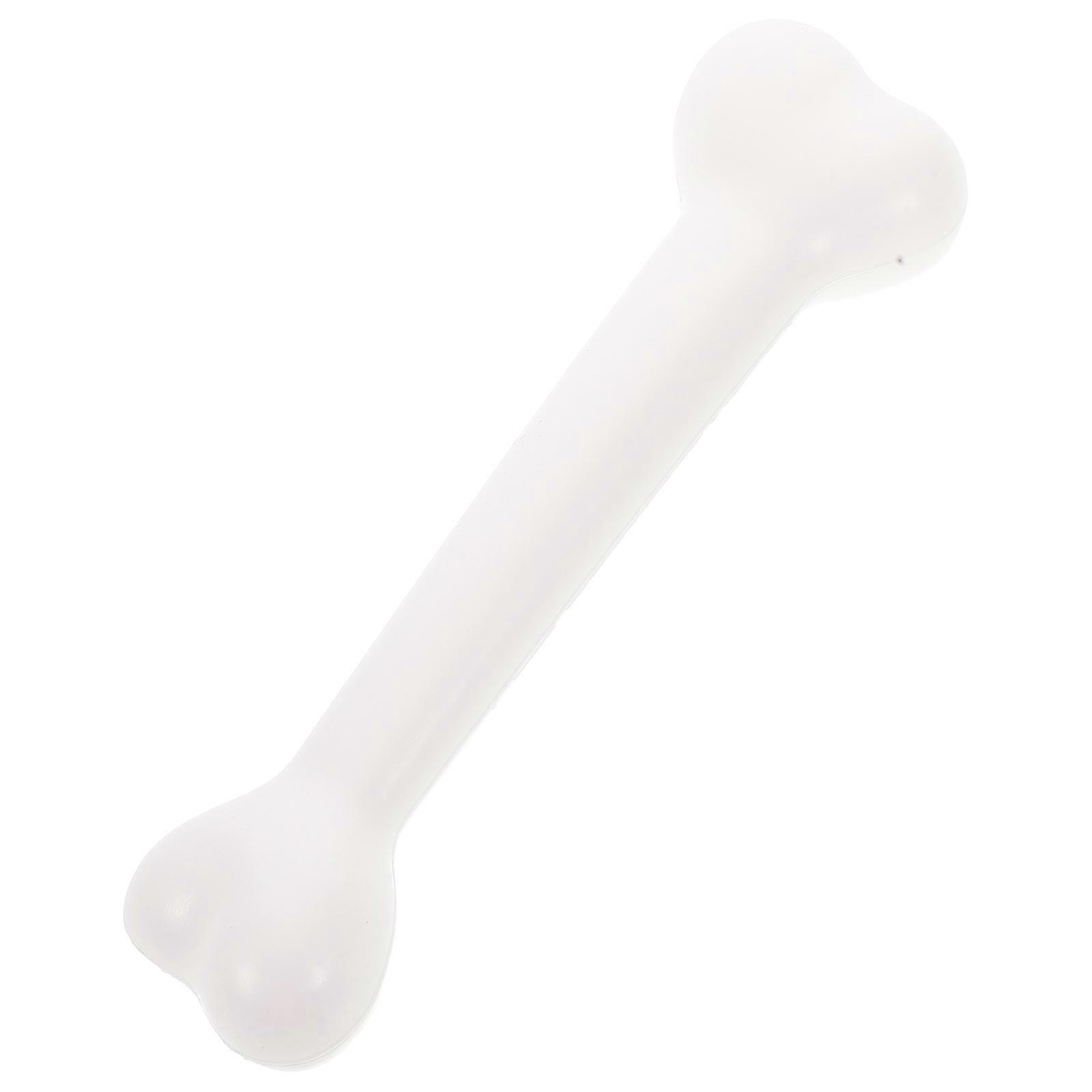Halloween Props Simulative Human Skeleton Plastic Bones Model Dog Bones Toy False Bones (White)