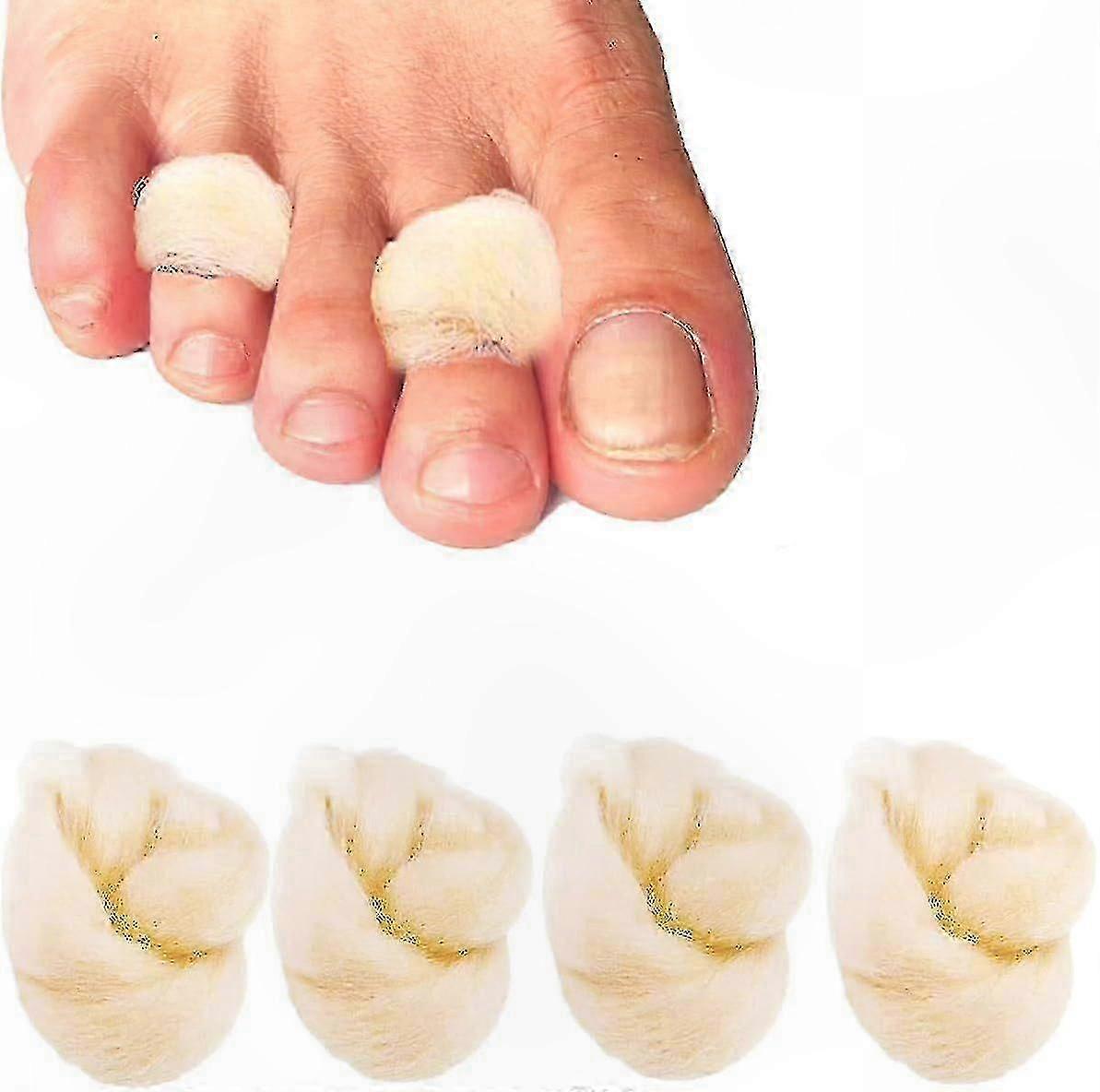 Toe Cushions, Soft Feet Lamb's Wool for Toe Protection