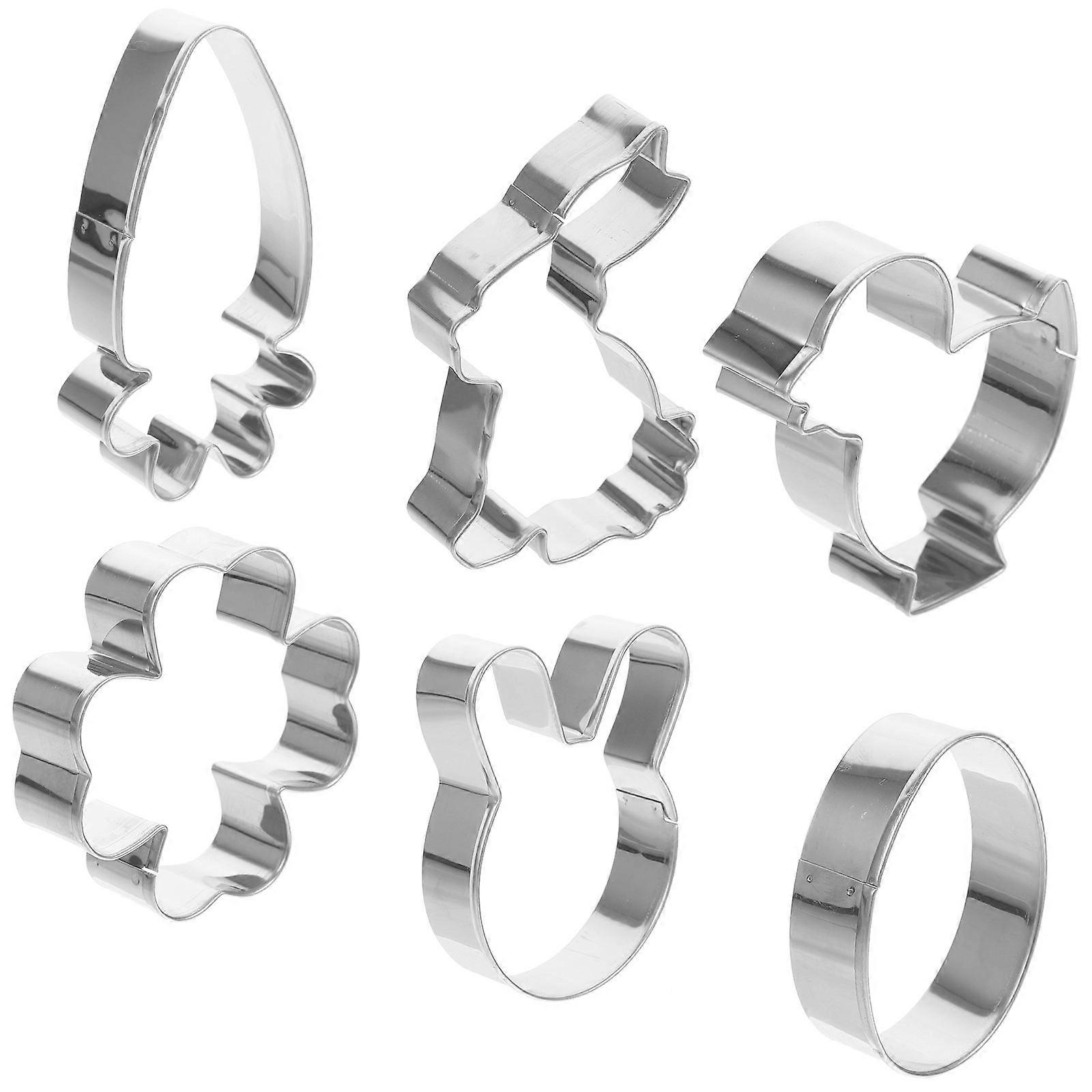 Metal Cookie Cutter for DIY Baking 12Pcs Easter Shapes Collection
