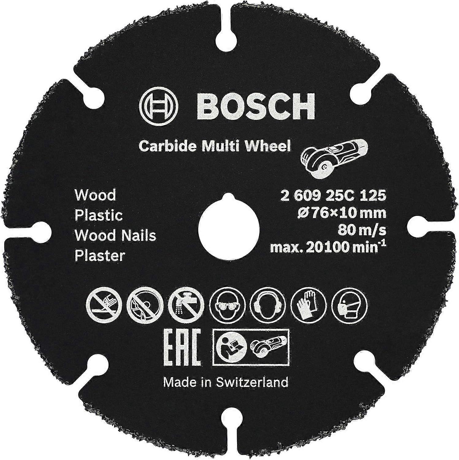 Professional Carbide Multi Wheel Cutting Disc (Multi Material,  76 mm, Angle Grinder Accessory)
