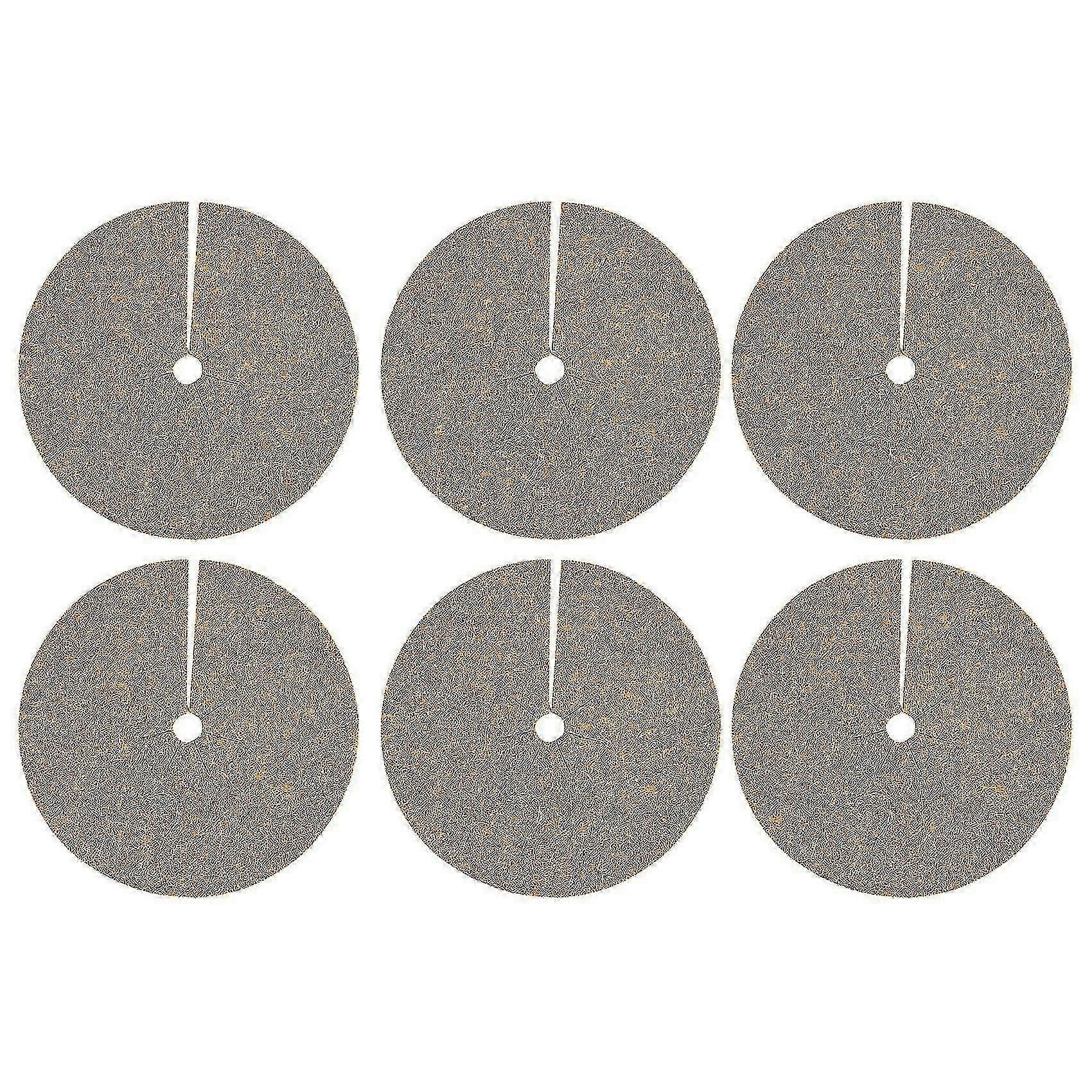 6pcs Natural Coco Coir Fiber Tree Mulch Ring Protector Mat 30cm