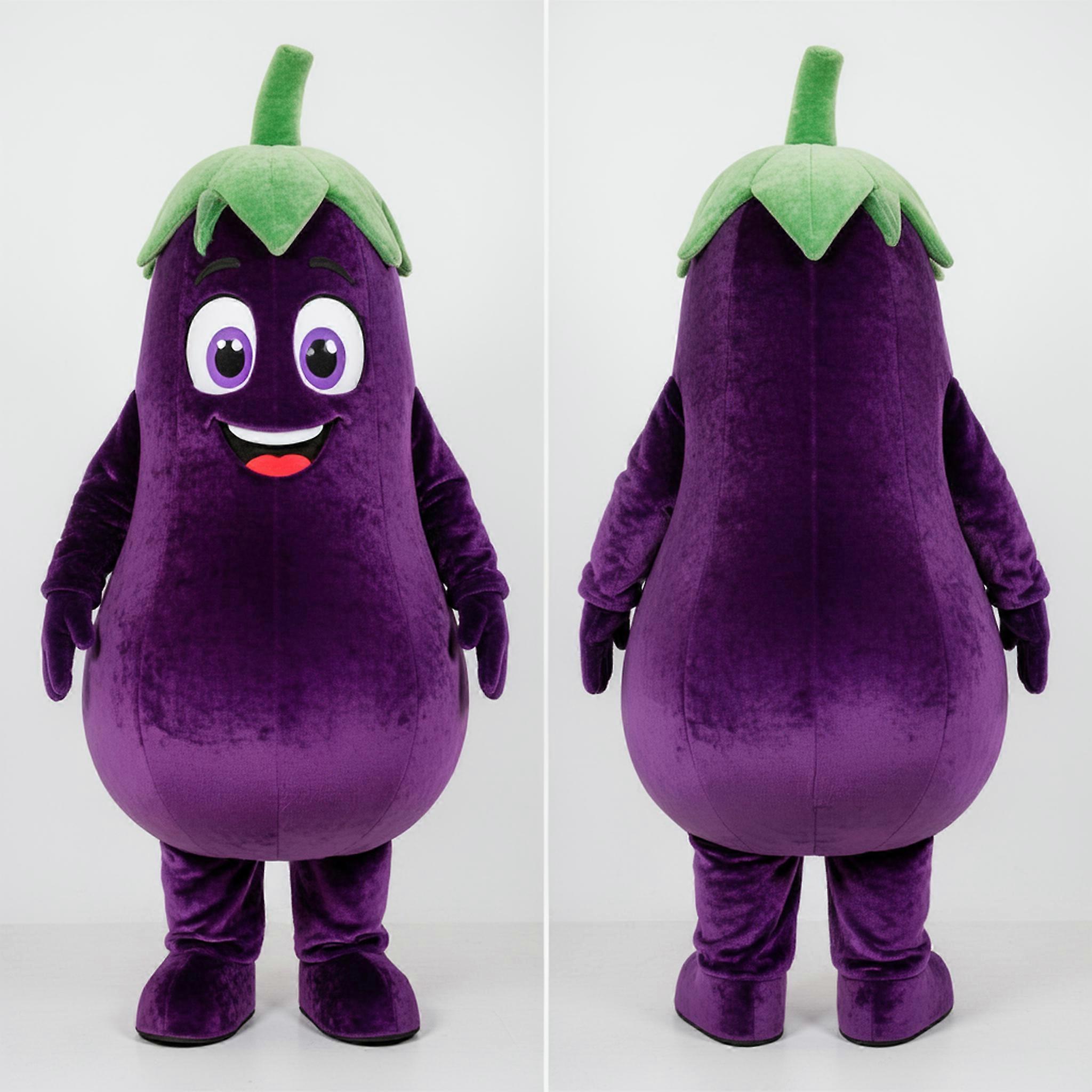 MASTICOT Crimson Smooth Eggplant Mascot