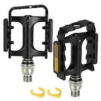 Bike Quick Release Pedals MTB Bike Bicycle Cycle Platform Pedal with Pedal Extender Adapter