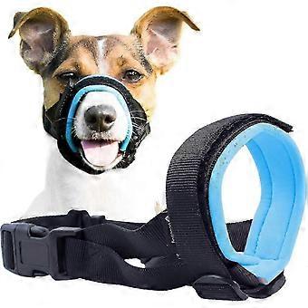 Adjustable Dog Muzzle with Soft Neoprene Padding, Prevents Biting Barking and Chewing, Comfortable Training Muzzle for Medium Dogs, Pink, Pack of 1