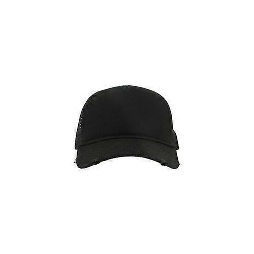 Atlantis Rapper Destroyed 5 Panel Weathered Trucker Cap