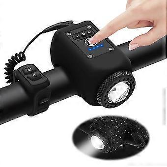Blaze Horn Campanello Da Bicicletta Elettrico 110 dB Allarme Forte USB Ricaricabile LPX5 Impermeabile 6 Modalità Sonore Nero