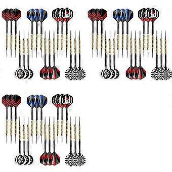 54 Darts, professionelle Metalldarts, Dartspitzen-Set aus Metall, Dartnadeln