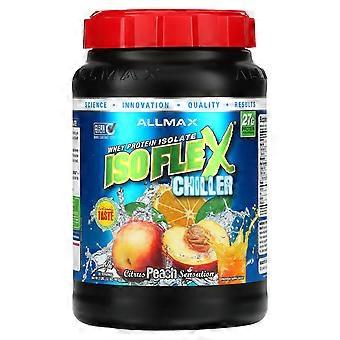ALLMAX, ISOFLEX® Chiller, Molkenproteinisolat, Zitrus-Pfirsich-Geschmack, 2 lbs (907 g)