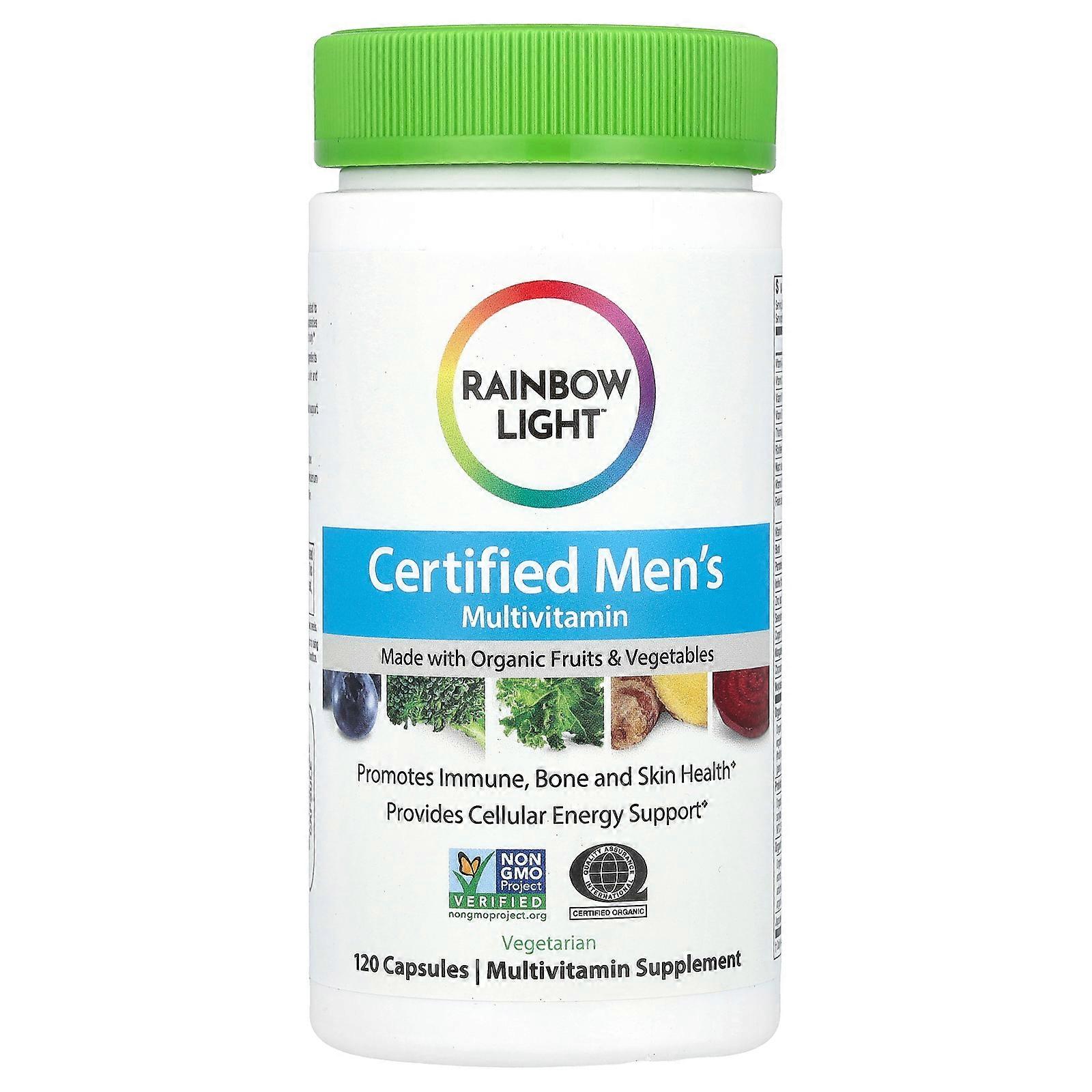 Rainbow Light, Certified Men's Multivitamin, 120 Capsules