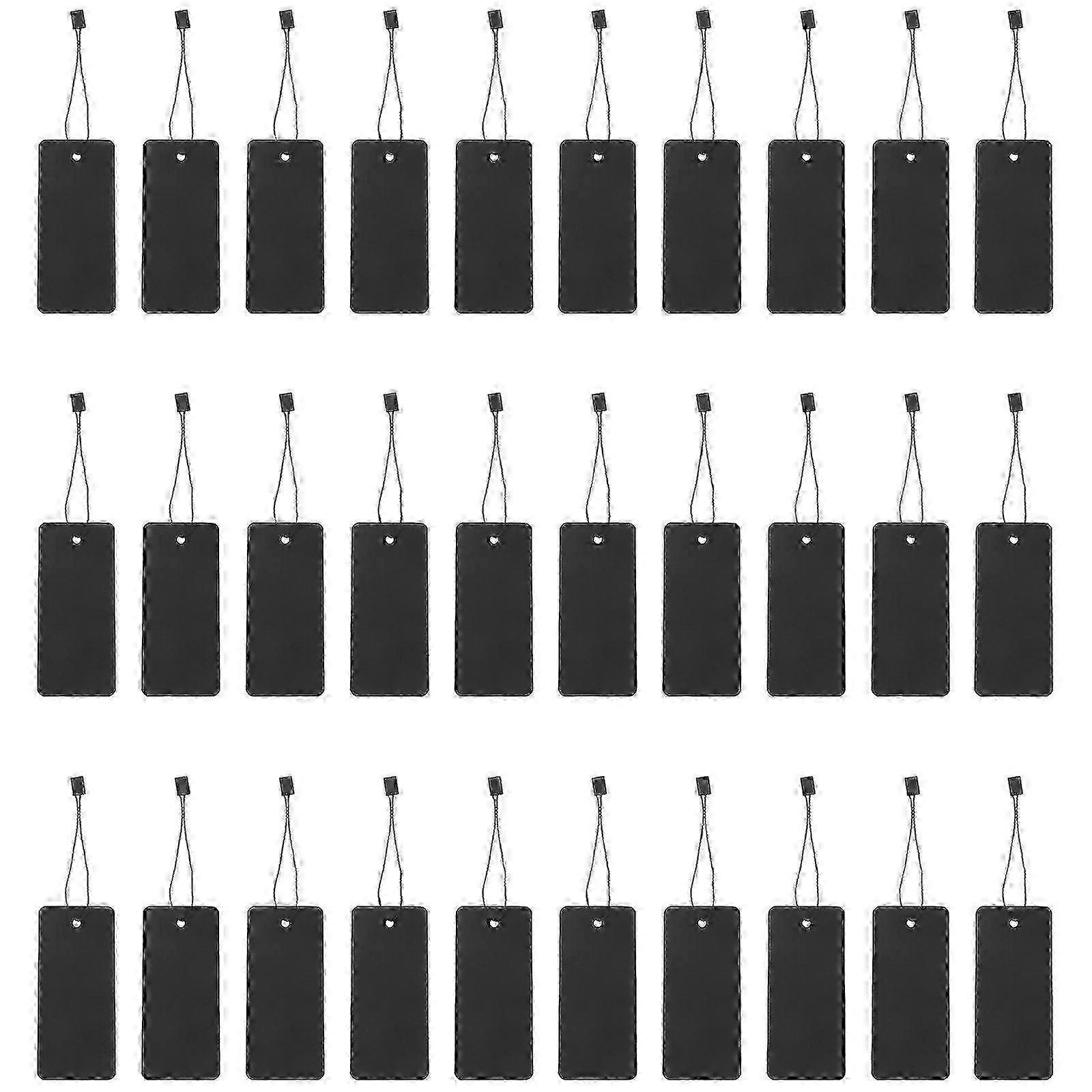 Clothes Hanging Tags with String compatible with Marking 400Sets Black Paper Tags