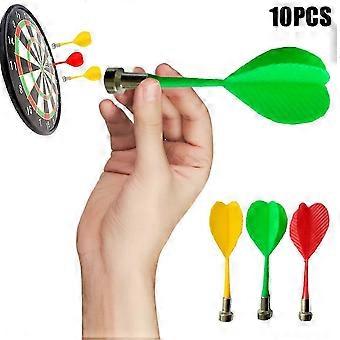 Replacement Magnetic Darts, Hard Plastic with Magnet Tip, Plastic Wings, Safe for Young Players, Compatible with Magnetic Dartboards, 10 Pcs