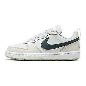 Scarpe da skateboard basse Nike Court Borough in pelle, bianche, unisex FV8121-131