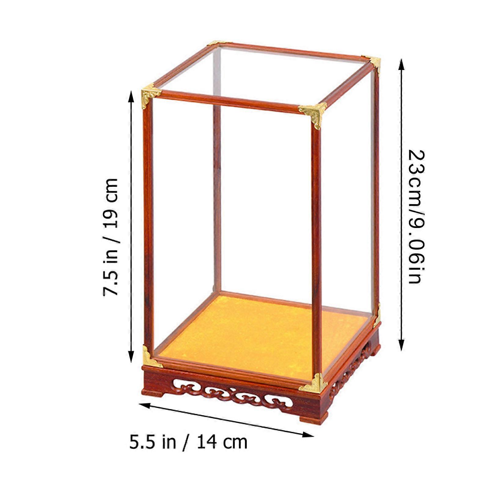 Multi-Function Buddha Storage Box with Glass Display Case