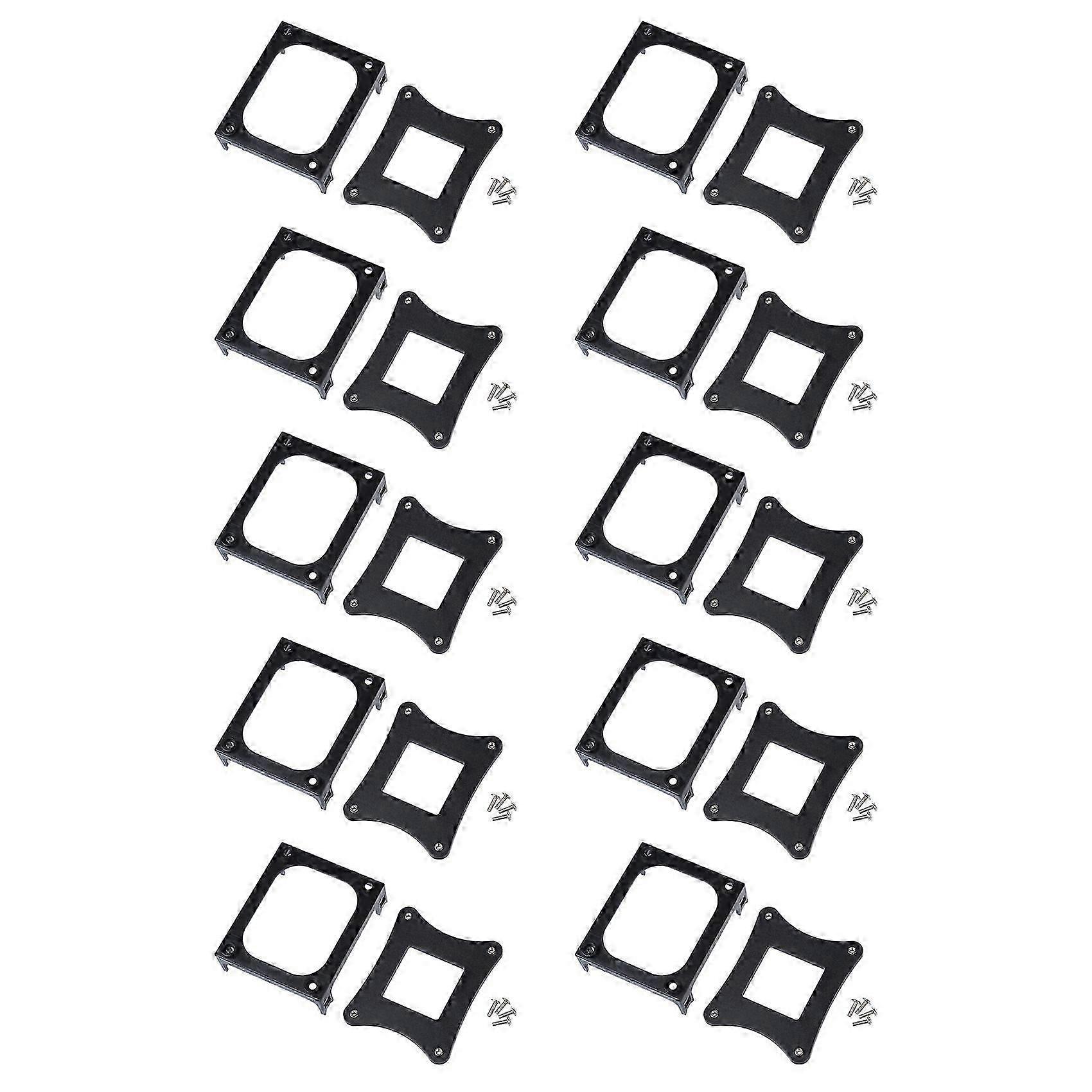 10X Black Plastic CPU Fan Mounting Bracket Base for Socket 478-SNNGV
