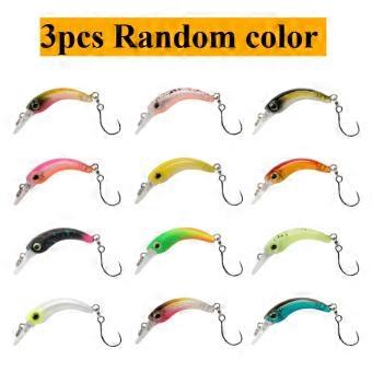 1/3pcs Floating Injured Fishing Lure 40mm 1.2g Micro Lures Artificial Minnow Bait Wobblers for Trout Bass Perch Spinner Baits