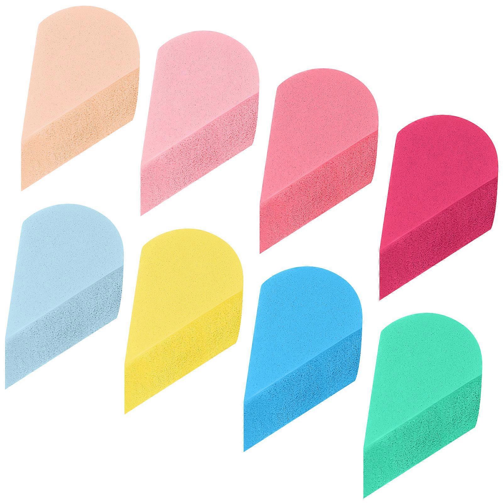Petal Shape Makeup Sponge Foundation Applicator with 8Pcs for Liquid Makeup